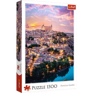 Foto 1 | Puzzle Trefl Rojo Toledo España 1500 Piezas - Venta Internacional.