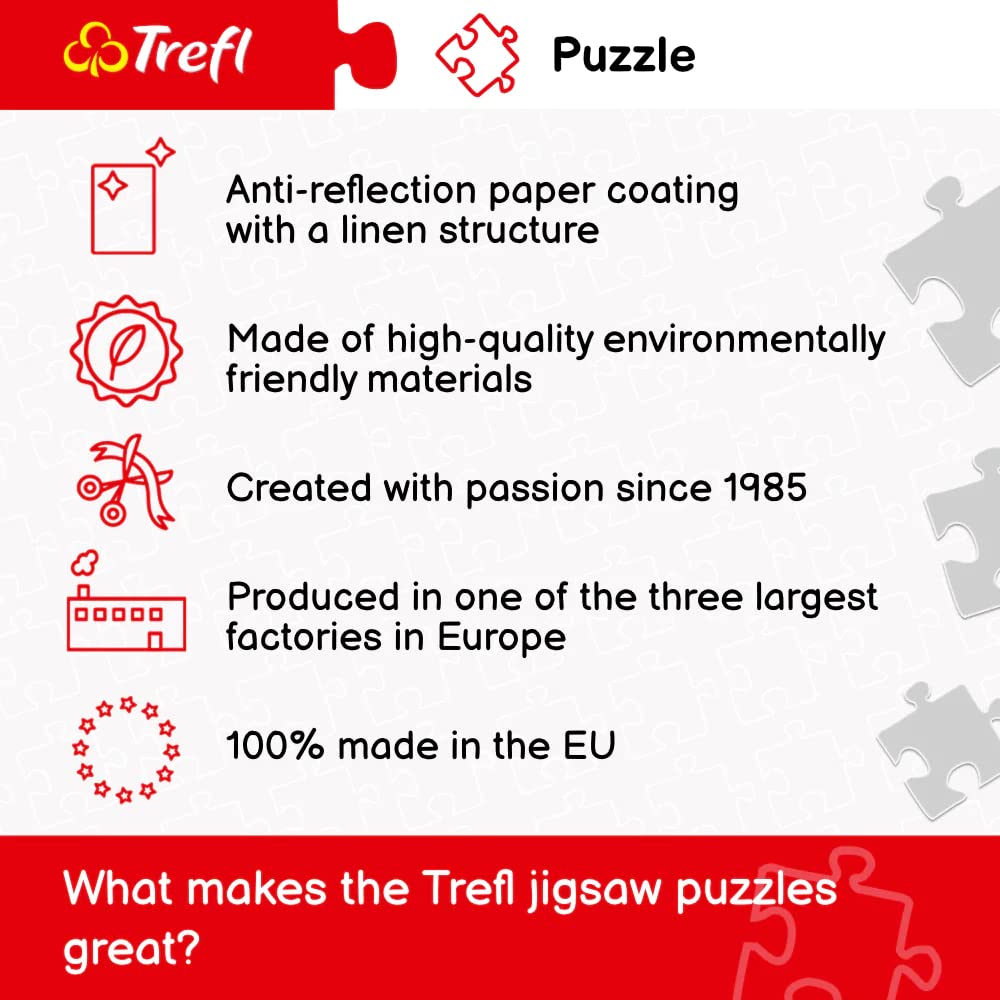 Foto 8 pulgar | Puzzle Trefl Rojo Toledo España 1500 Piezas - Venta Internacional.