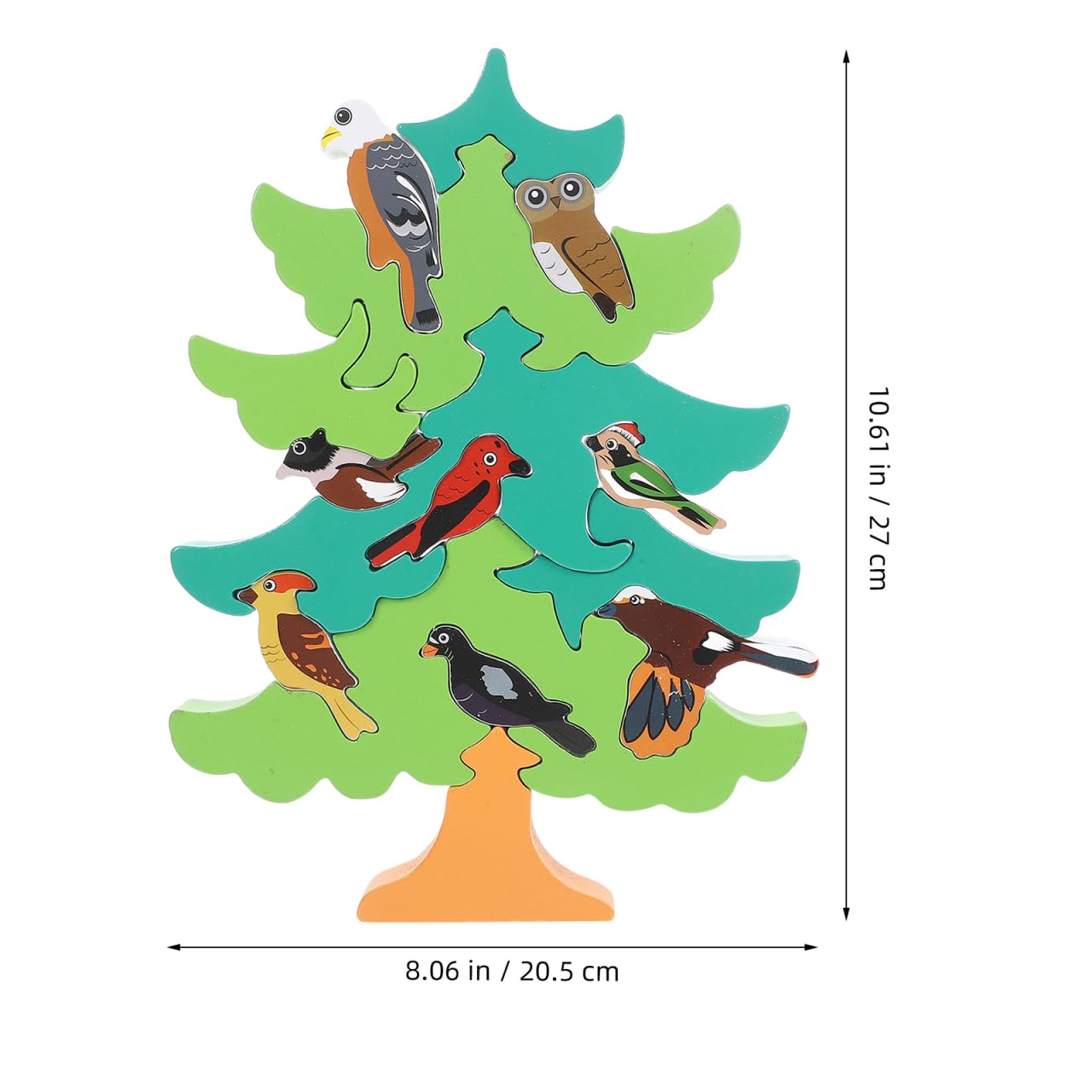 Foto 3 pulgar | Juego De Rompecabezas 3d Montessori De Madera Con Forma De Árbol Y Pájaro - Venta Internacional.