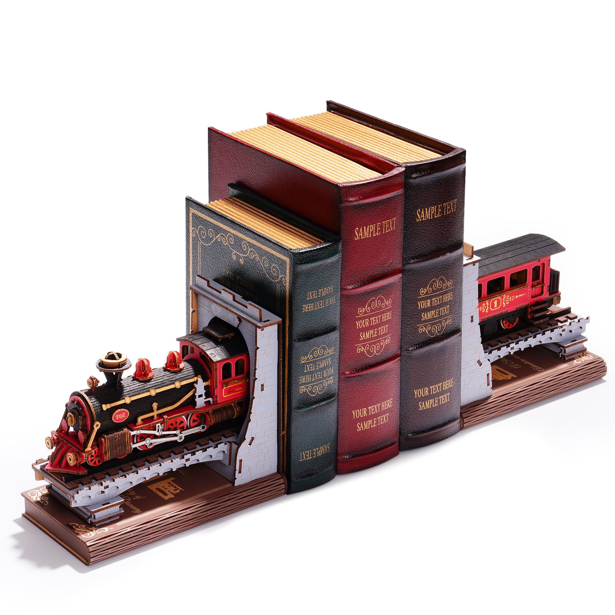 Foto 2 pulgar | Libro De Rompecabezas De Madera 3d Nook Rowood Century Train - Venta Internacional.