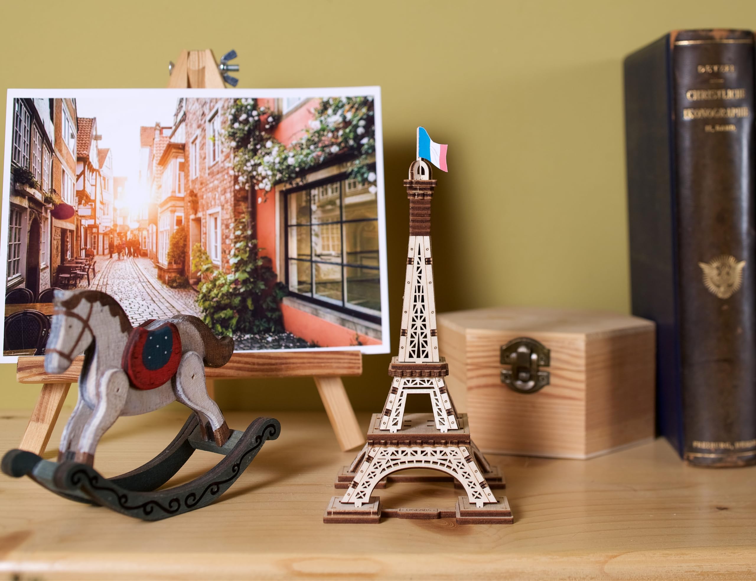 Foto 5 pulgar | Puzle 3d Ugears Modelo Torre Eiffel De París, 50 Piezas, Para Adultos - Venta Internacional.