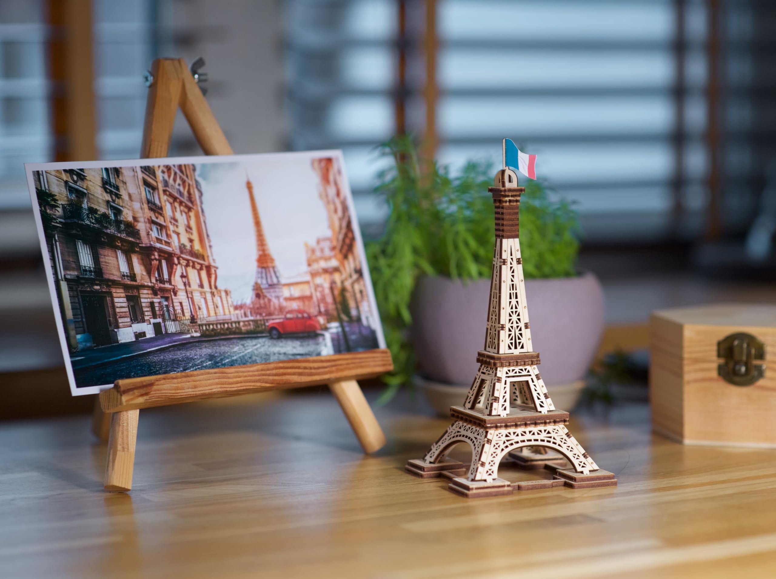 Foto 6 pulgar | Puzle 3d Ugears Modelo Torre Eiffel De París, 50 Piezas, Para Adultos - Venta Internacional.