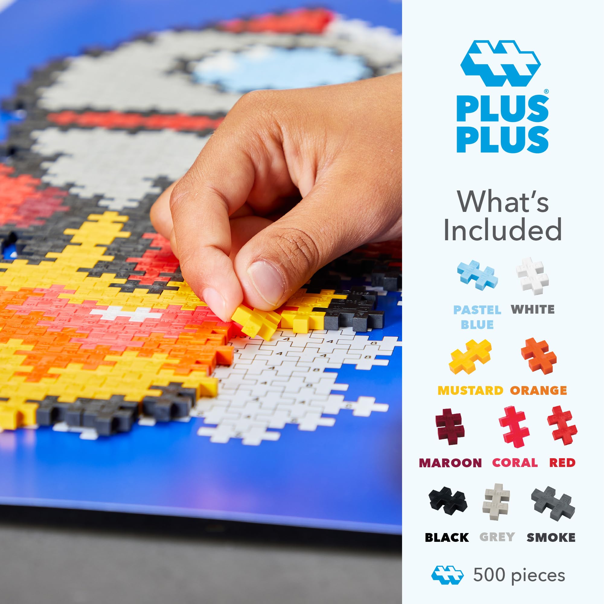 Foto 3 pulgar | Kit De Arte Pixelado 3d Puzzle Plus Plus Rocket De 500 Piezas Para Niños - Venta Internacional.