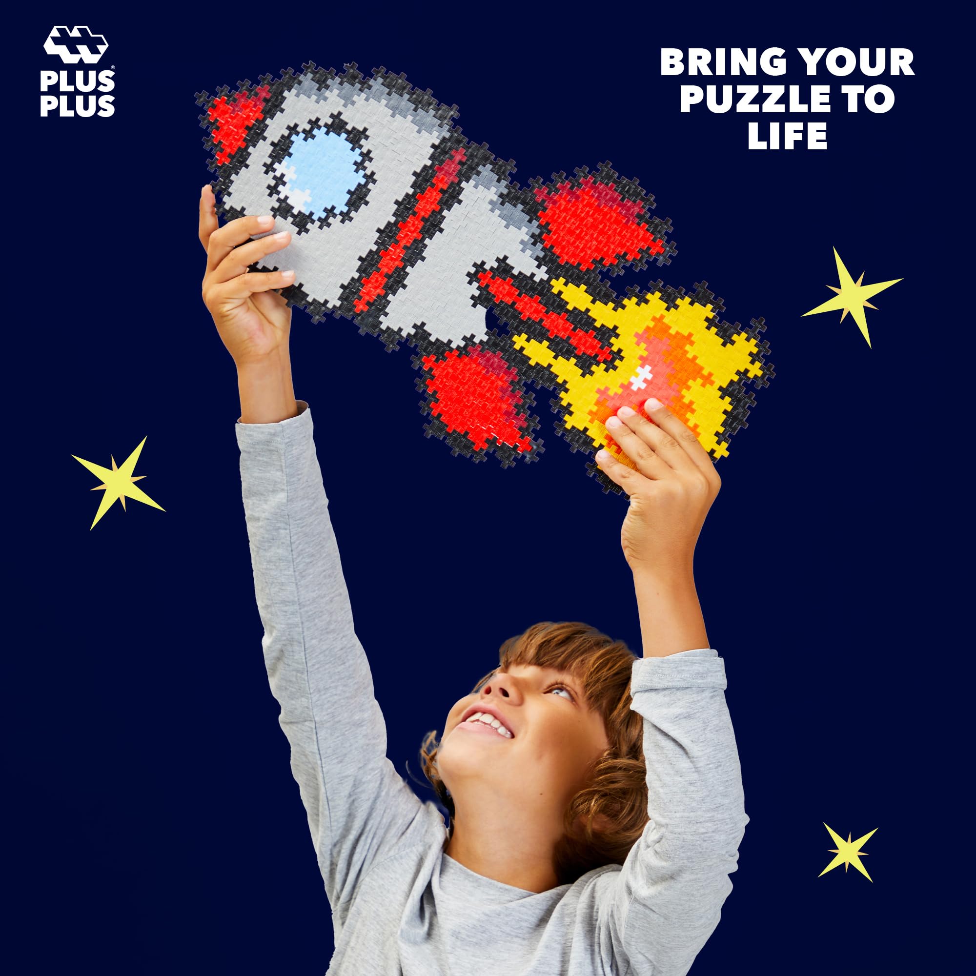 Foto 5 pulgar | Kit De Arte Pixelado 3d Puzzle Plus Plus Rocket De 500 Piezas Para Niños - Venta Internacional.