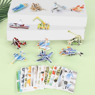 Foto 1 | Puzles Educativos De Dibujos Animados En 3d Ccinee Aircraft Para Niños X25 - Venta Internacional.