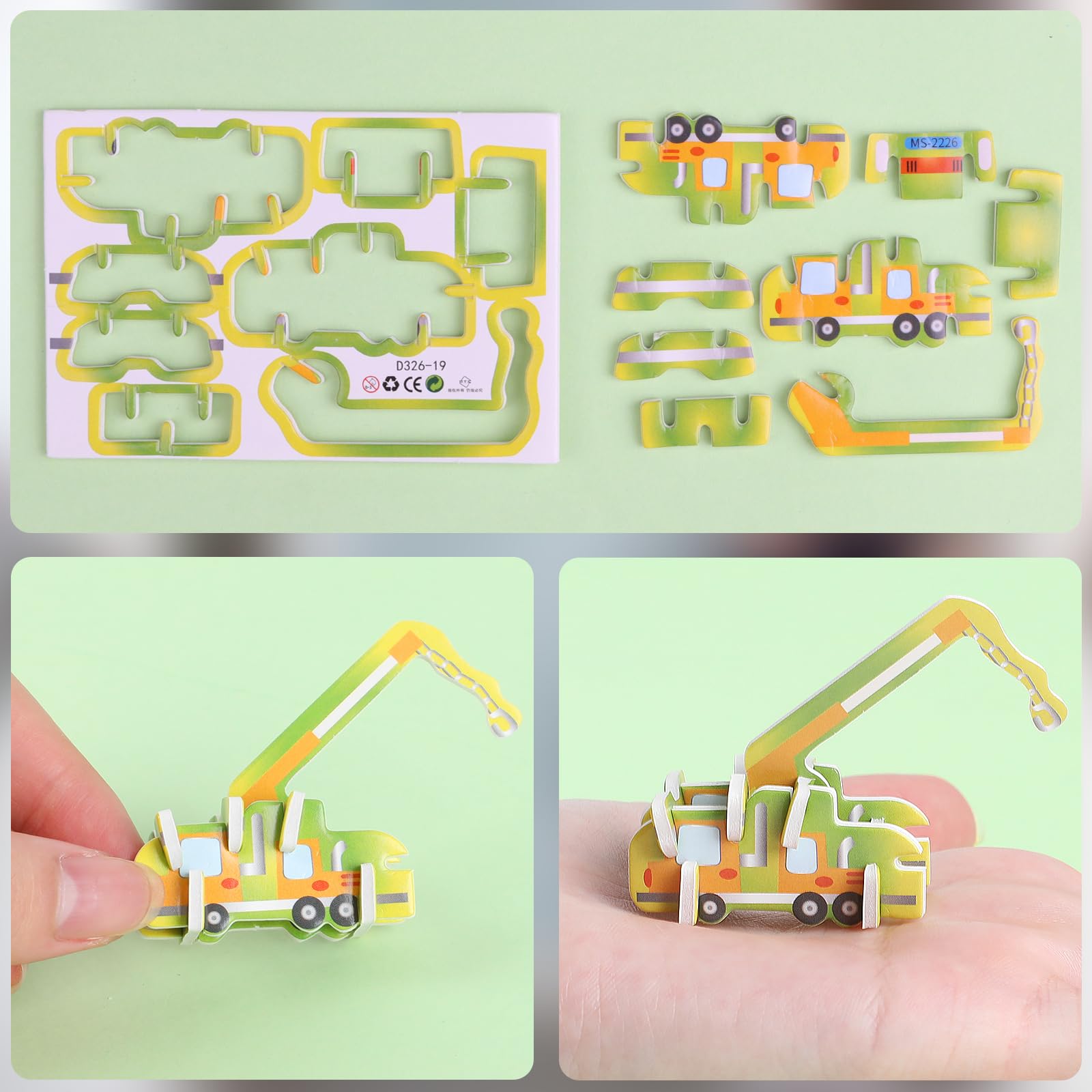 Foto 6 pulgar | Puzles Educativos De Dibujos Animados En 3d Ccinee Aircraft Para Niños X25 - Venta Internacional.