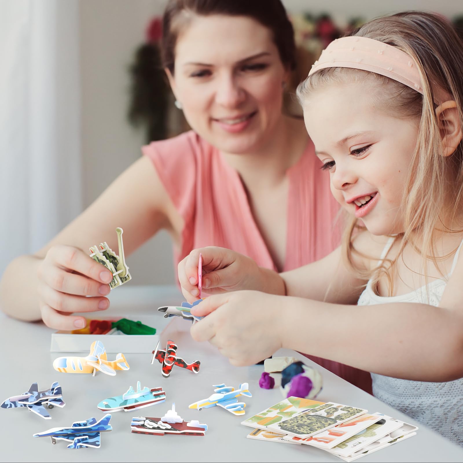 Foto 7 pulgar | Puzles Educativos De Dibujos Animados En 3d Ccinee Aircraft Para Niños X25 - Venta Internacional.