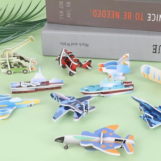 Foto 7 | Puzles Educativos De Dibujos Animados En 3d Ccinee Aircraft Para Niños X25 - Venta Internacional.