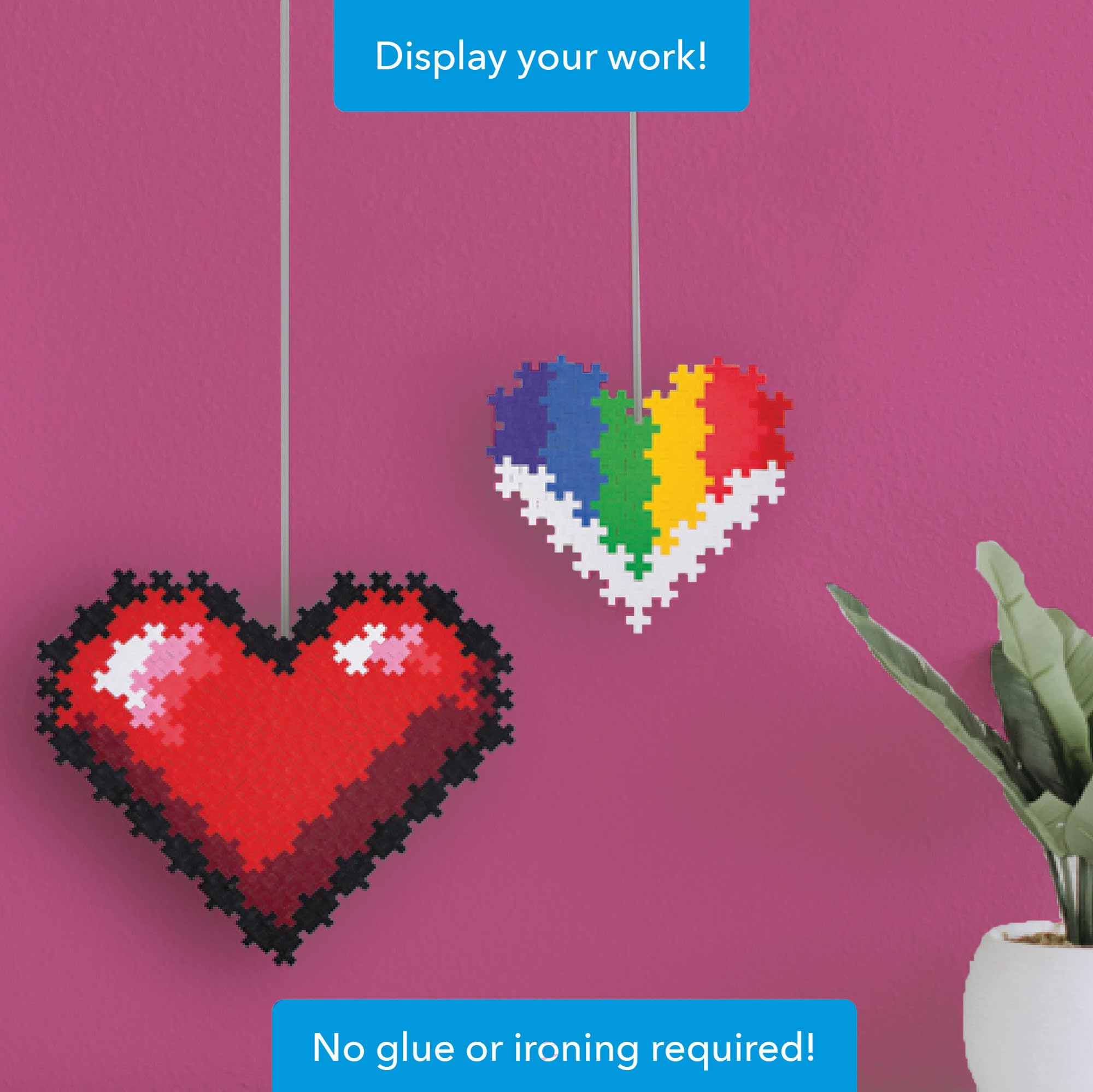 Foto 5 | Puzle Puzzle Plus Plus Con Números De 250 Piezas En Forma De Corazón - Venta Internacional.