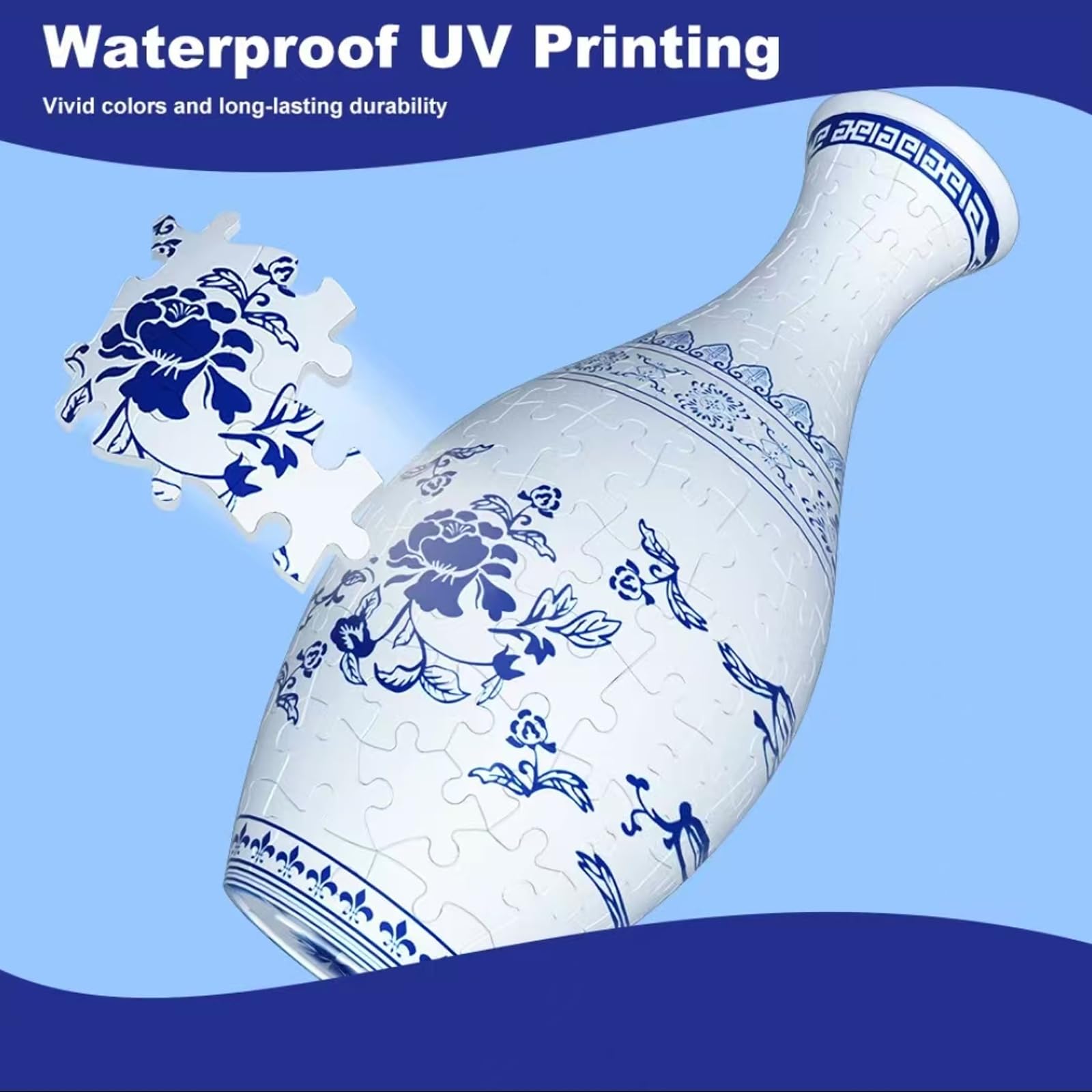 Foto 7 pulgar | Jarrón De Rompecabezas 3d Genérico De 160 Piezas Para Adultos Con Florero - Venta Internacional.