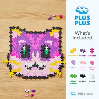 Foto 3 | Minibloques De Etiquetas Entrelazados De Puzzle Plus Plus, 500 Piezas - Venta Internacional.