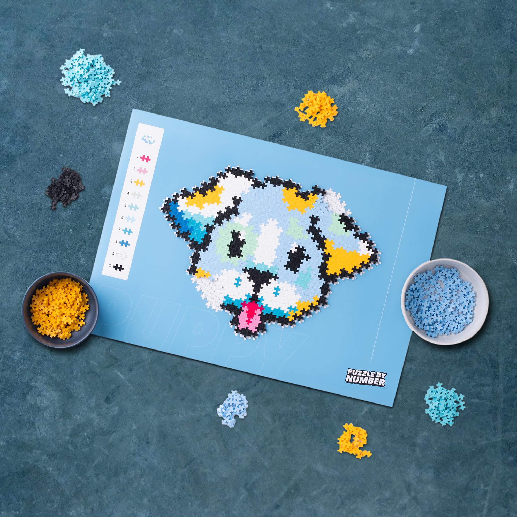Foto 3 pulgar | Kit De Arte Pixelado 3d Puzzle Plus Plus De 500 Piezas Para Niños, Diseño De Cachorro - Venta Internacional.