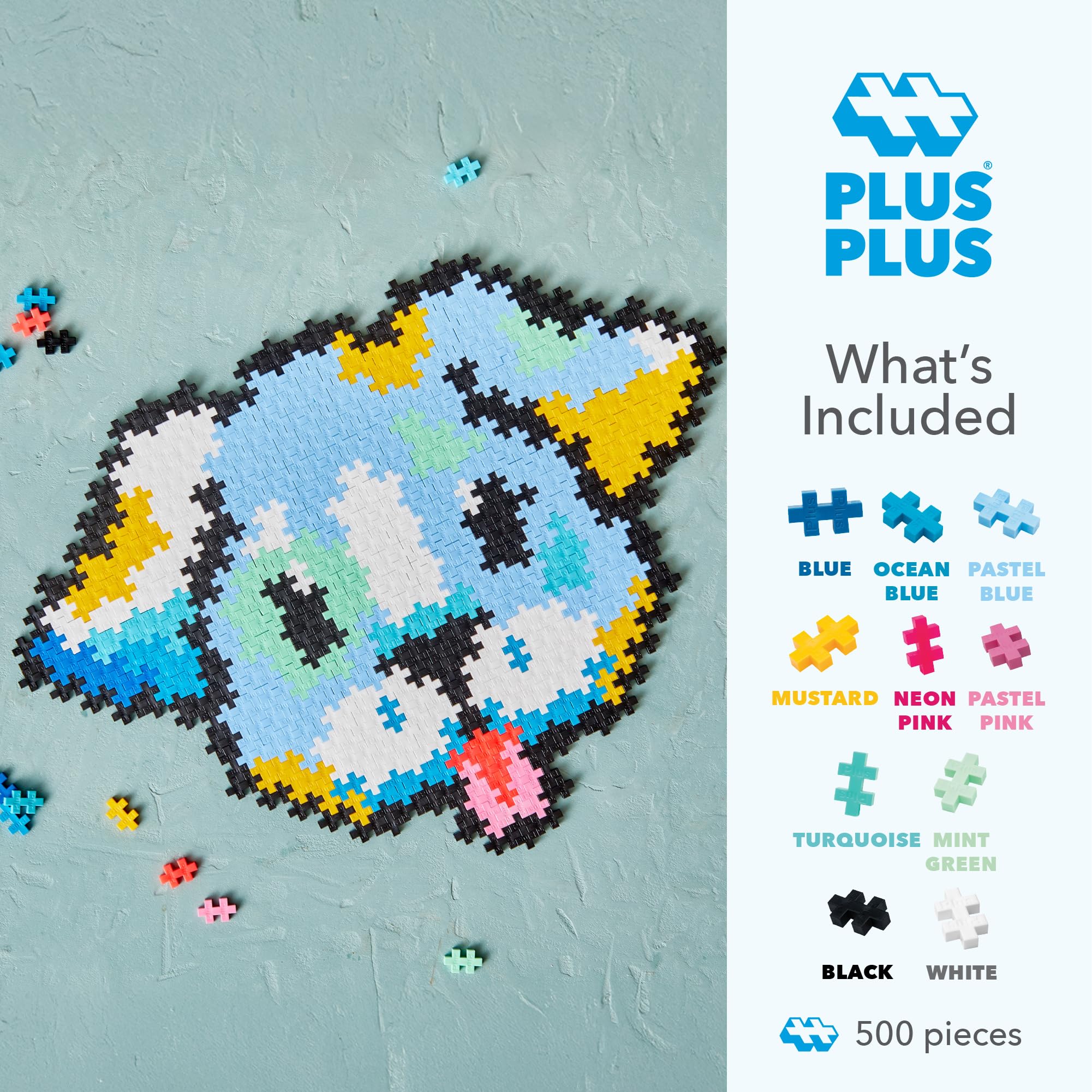 Foto 4 pulgar | Kit De Arte Pixelado 3d Puzzle Plus Plus De 500 Piezas Para Niños, Diseño De Cachorro - Venta Internacional.