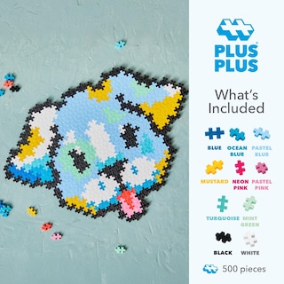 Foto 3 | Kit De Arte Pixelado 3d Puzzle Plus Plus De 500 Piezas Para Niños, Diseño De Cachorro - Venta Internacional.