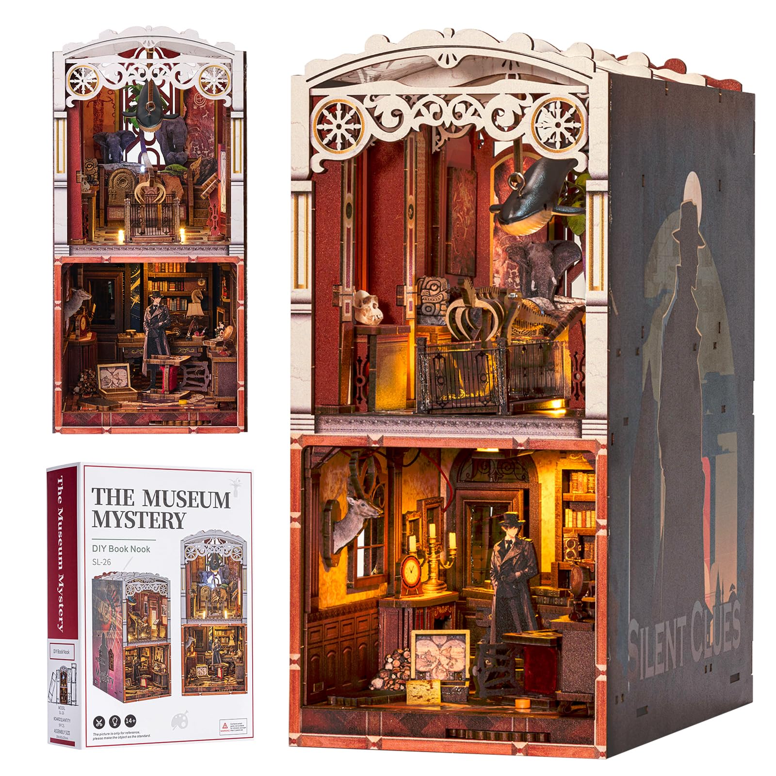Foto 1 | Kit Book Nook Kit Marycele Book Nook Kit Para Adultos 3d De Madera - Venta Internacional.