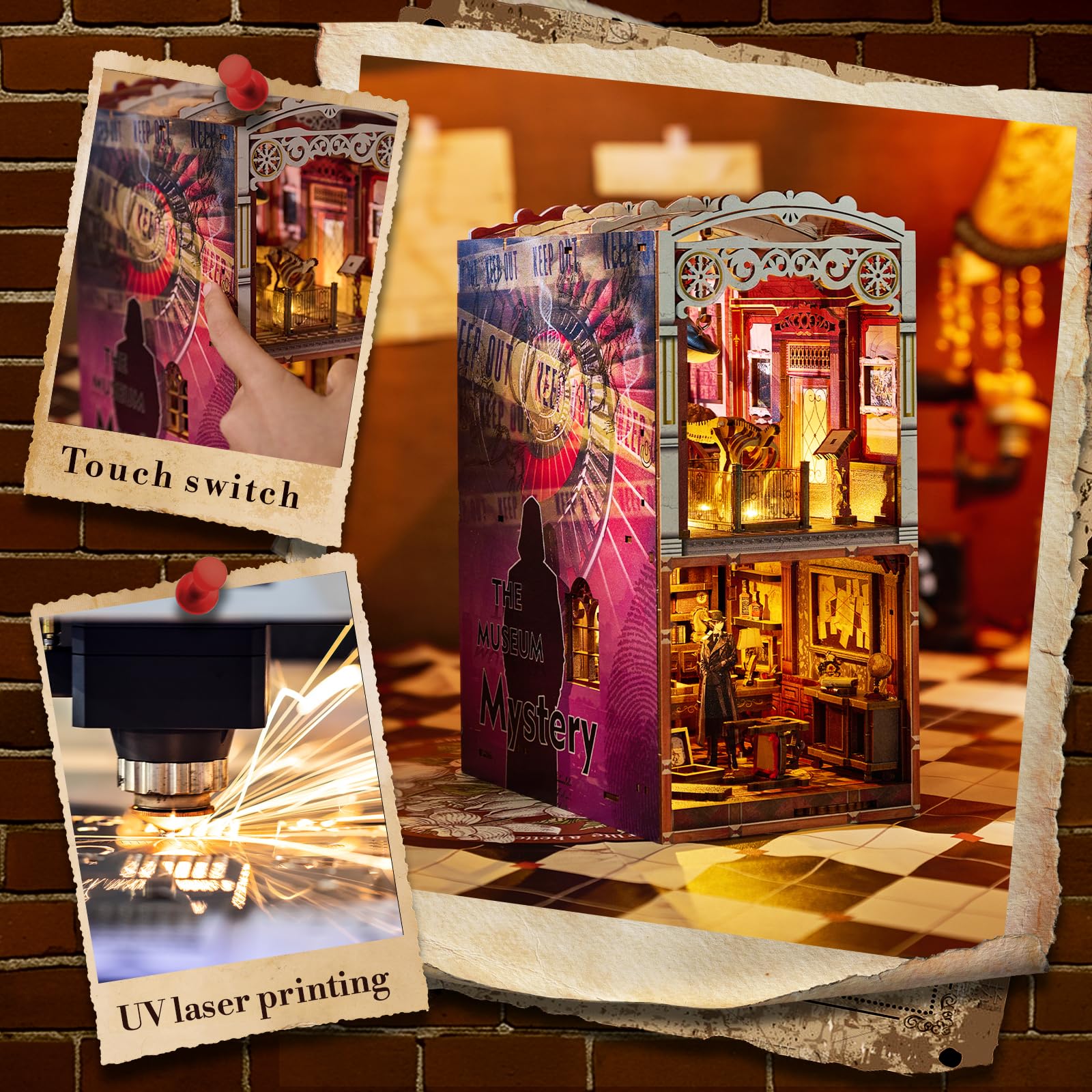 Foto 5 | Kit Book Nook Kit Marycele Book Nook Kit Para Adultos 3d De Madera - Venta Internacional.