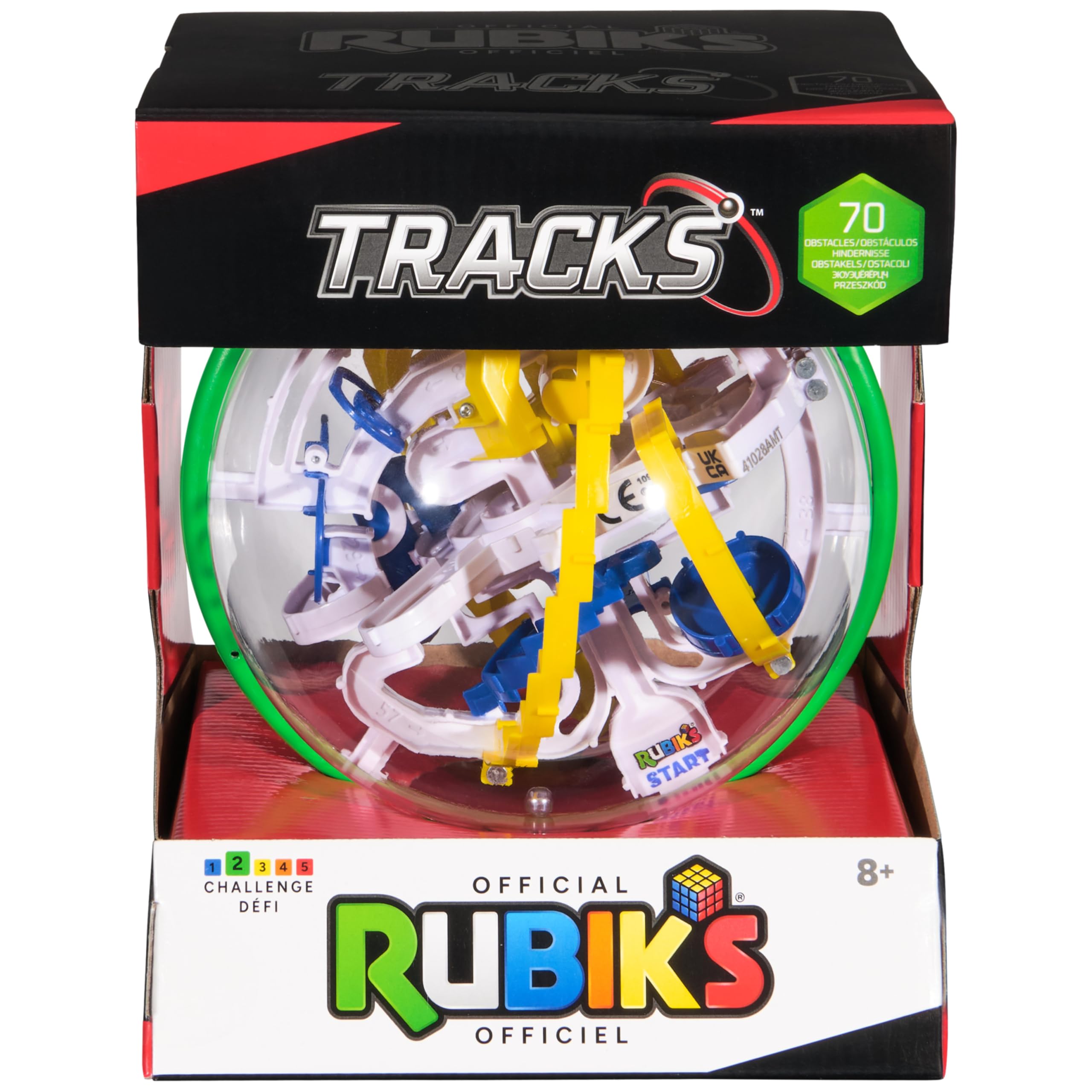 Foto 2 pulgar | Juego 3d Gravity Maze Y Rompecabezas 3d Rubik's Tracks 70 Sphere - Venta Internacional.