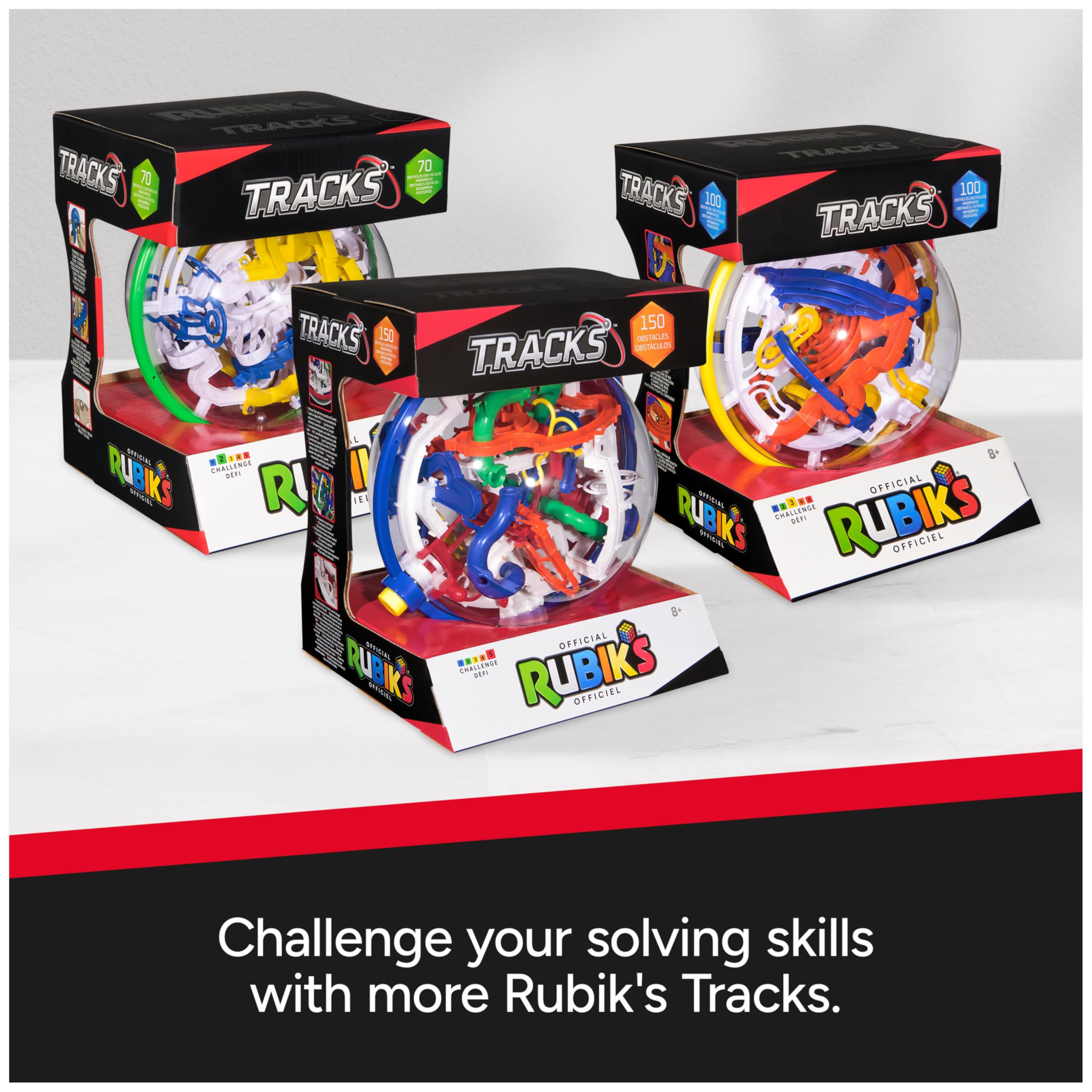 Foto 7 pulgar | Juego 3d Gravity Maze Y Rompecabezas 3d Rubik's Tracks 70 Sphere - Venta Internacional.