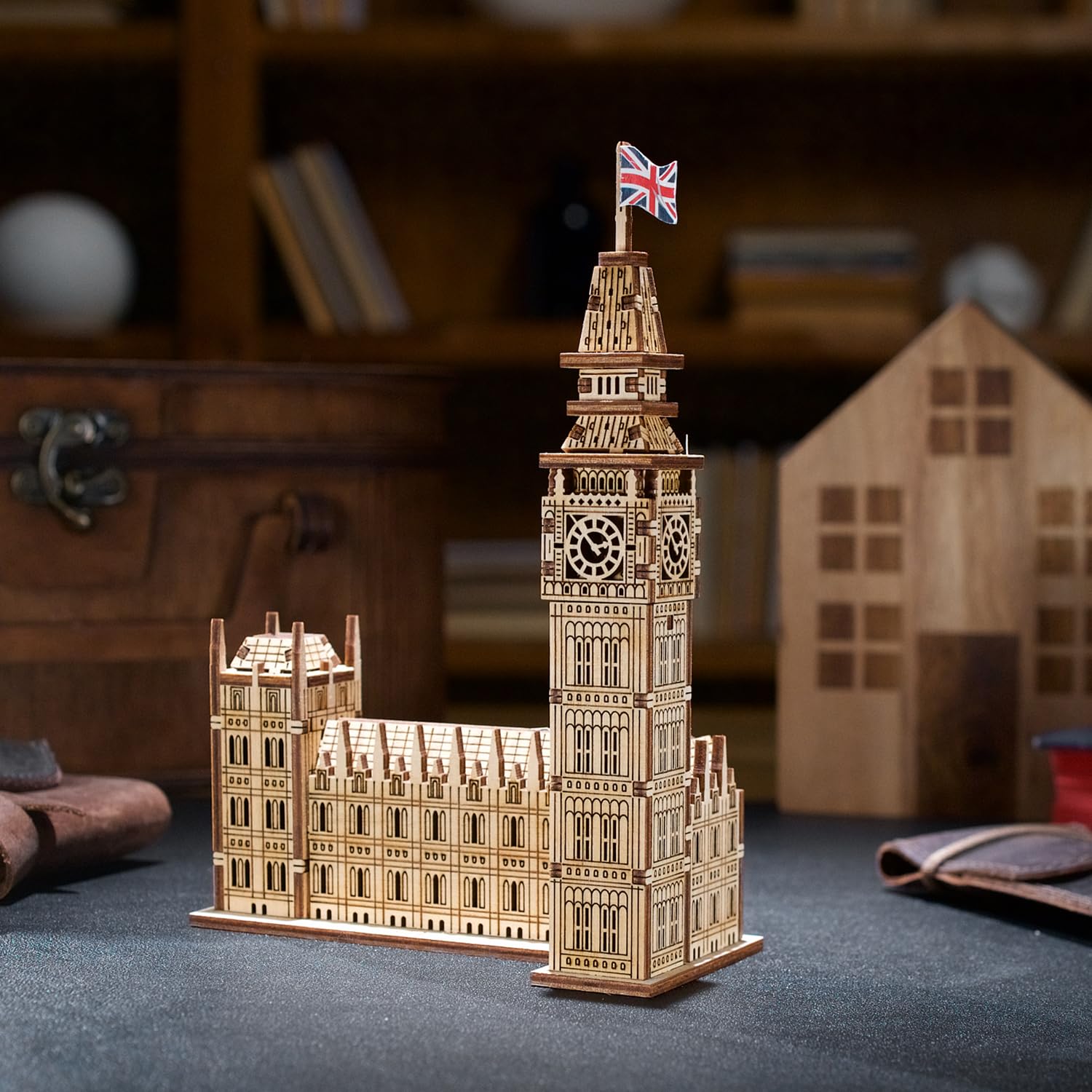 Foto 8 pulgar | Juego De Maquetas 3d Ugears Big Ben De Madera Para Adultos, 63 Unidades - Venta Internacional.