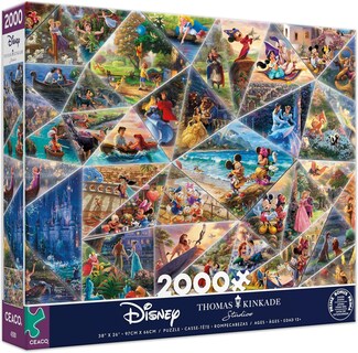 Foto 1 | Rompecabezas De Ceaco Thomas Kinkade Disney Collage De 2000 Piezas - Venta Internacional.