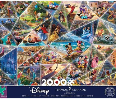 Foto 3 | Rompecabezas De Ceaco Thomas Kinkade Disney Collage De 2000 Piezas - Venta Internacional.
