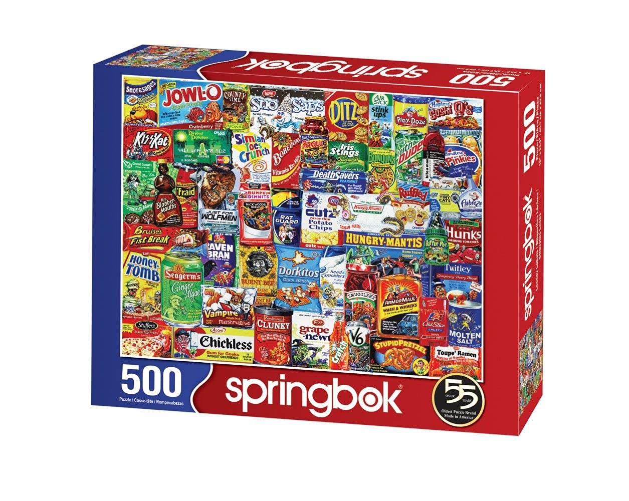 Foto 2 | Rompecabezas Springbok Looney Labels, 500 Piezas - Venta Internacional.
