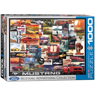 Foto 1 | Rompecabezas Eurographics Ford Mustang Vintage Ads 1000 Piezas - Venta Internacional.