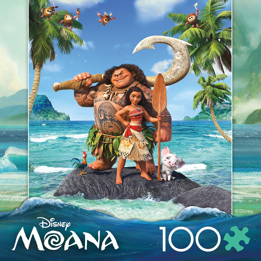 Foto 2 | Rompecabezas Ceaco Disney Moana 100 Piezas - Venta Internacional.