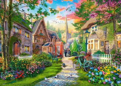 Foto 1 | Rompecabezas Ravensburger Church Lane 1000 Piezas Para Adultos - Venta Internacional.