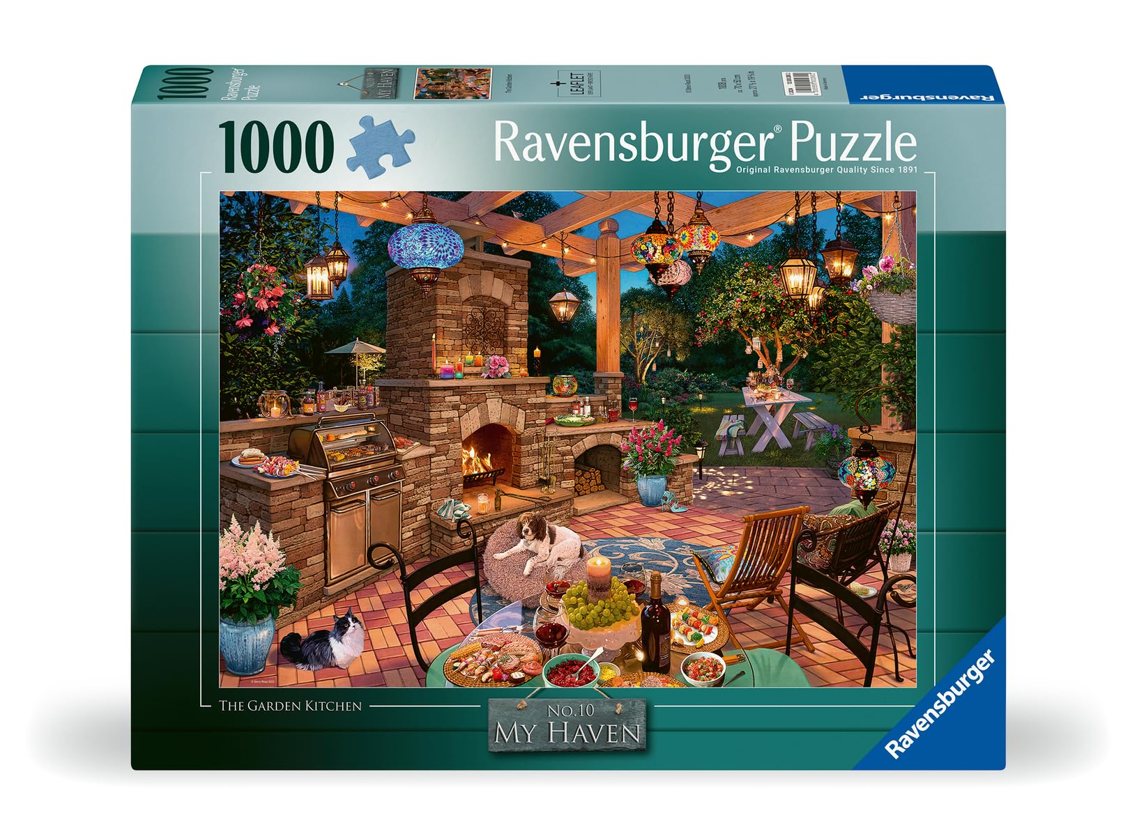 Foto 3 pulgar | Rompecabezas Ravensburger The Garden Kitchen 1000 Piezas - Venta Internacional.
