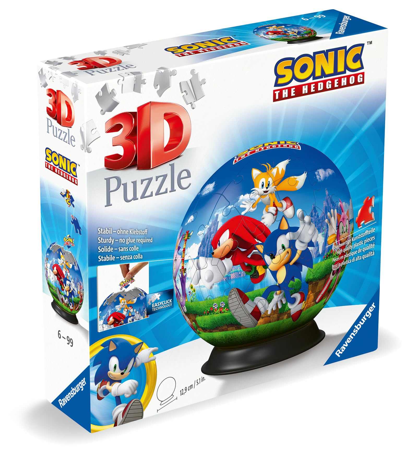 Foto 7 | Bola De Rompecabezas Ravensburger Sonic The Hedgehog 11592 - Venta Internacional.
