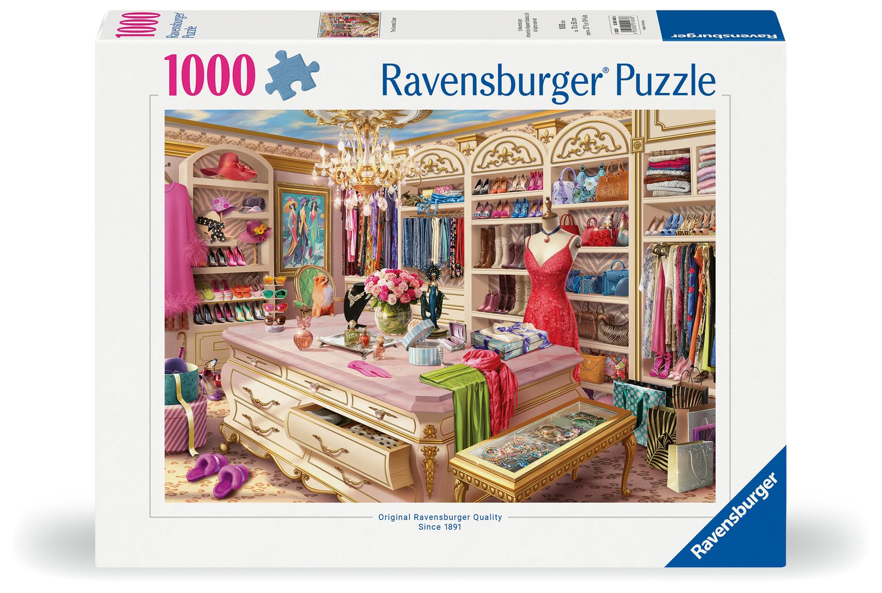 Foto 2 | Rompecabezas Ravensburger The Coveted Closet De 1000 Piezas | Experiencia De Armario Boutique De Wig - Venta Internac