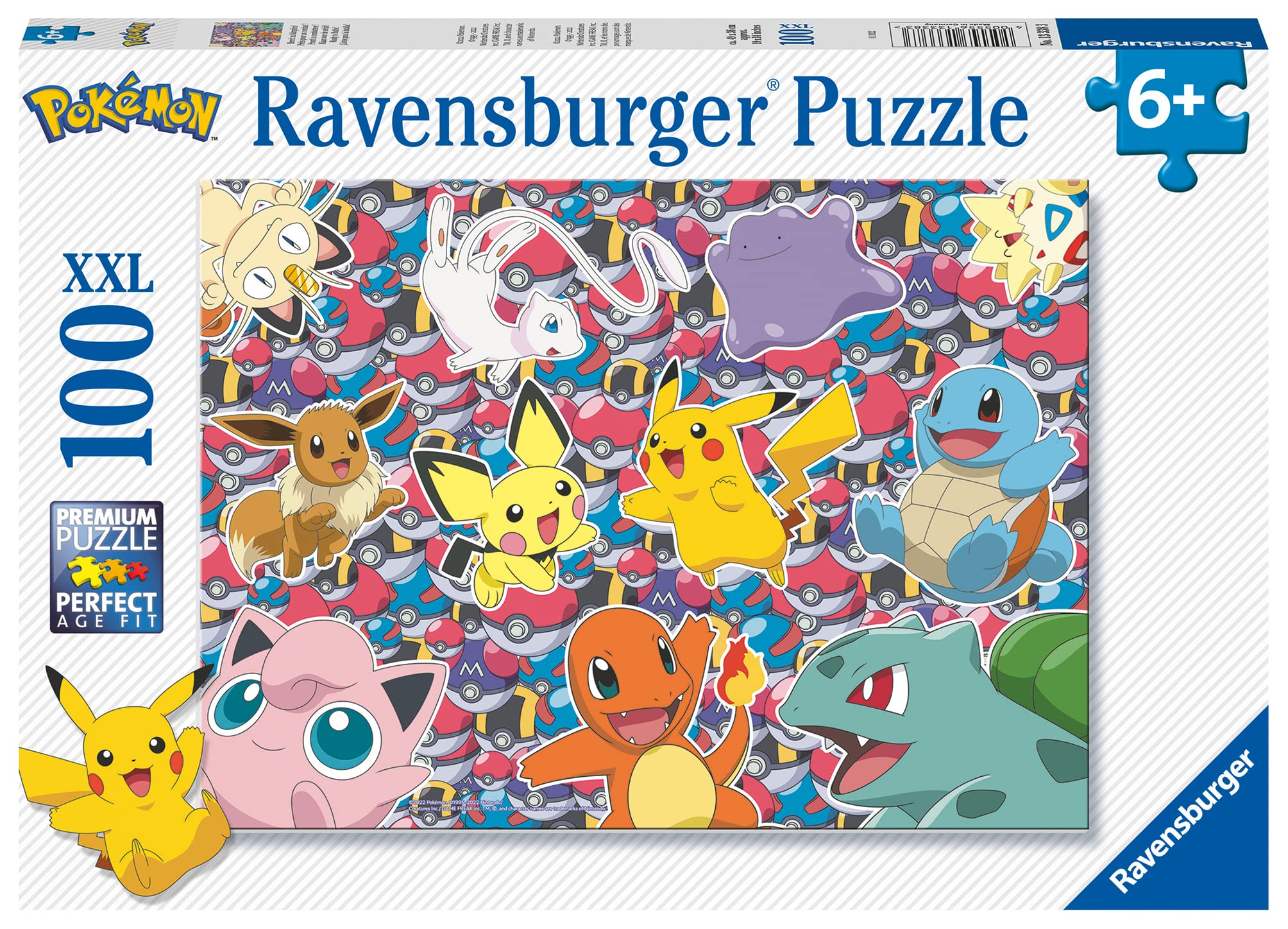Foto 2 pulgar | Rompecabezas De Pokémon Ravensburger Para Niños A Partir De 6 Años, Xxl, 100 Piezas, Pikachu Toys - Venta Internacion