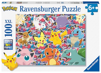 Foto 1 | Rompecabezas De Pokémon Ravensburger Para Niños A Partir De 6 Años, Xxl, 100 Piezas, Pikachu Toys - Venta Internacion