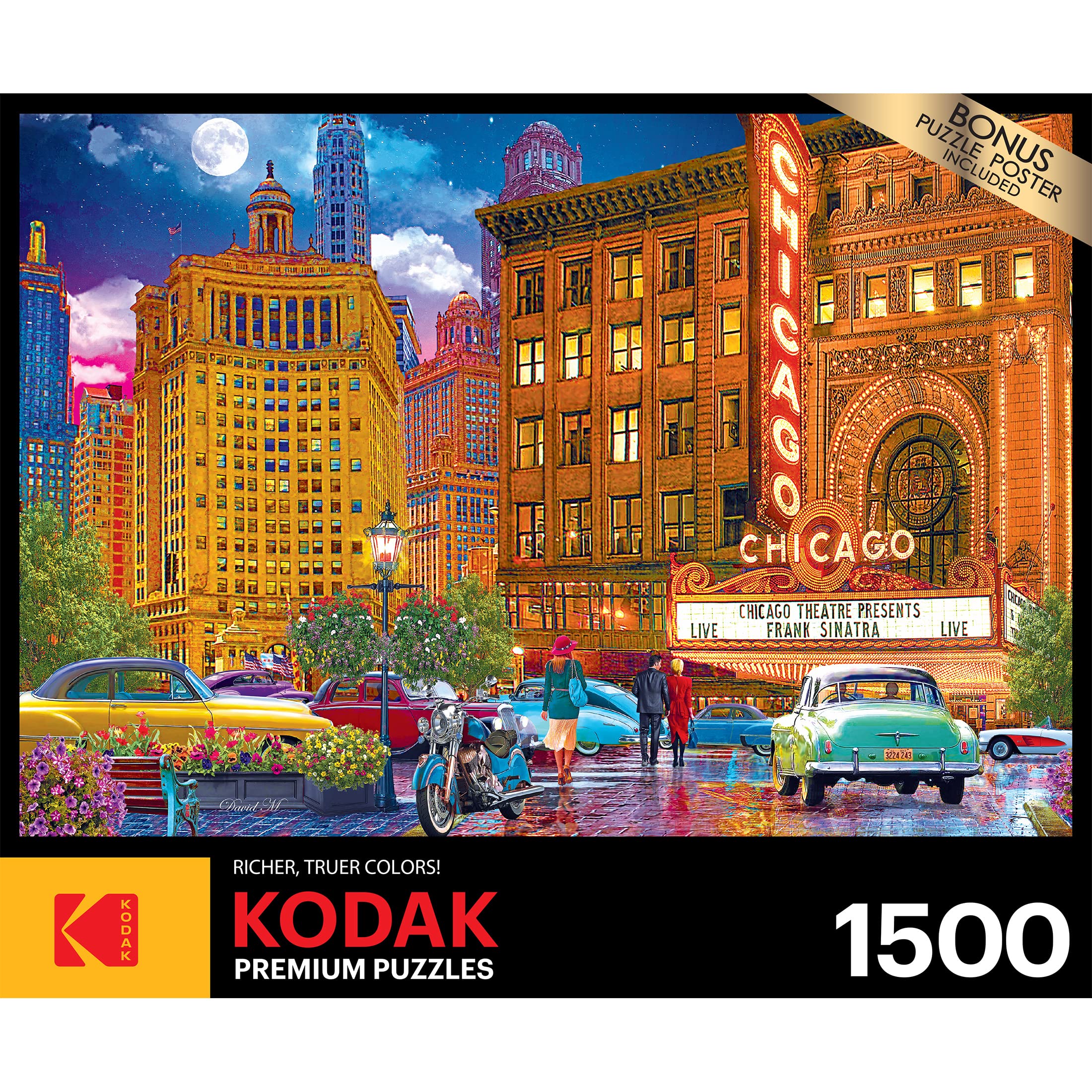 Foto 4 | Rompecabezas Roseart Kodak Premium Chicago 1500 Piezas - Venta Internacional.
