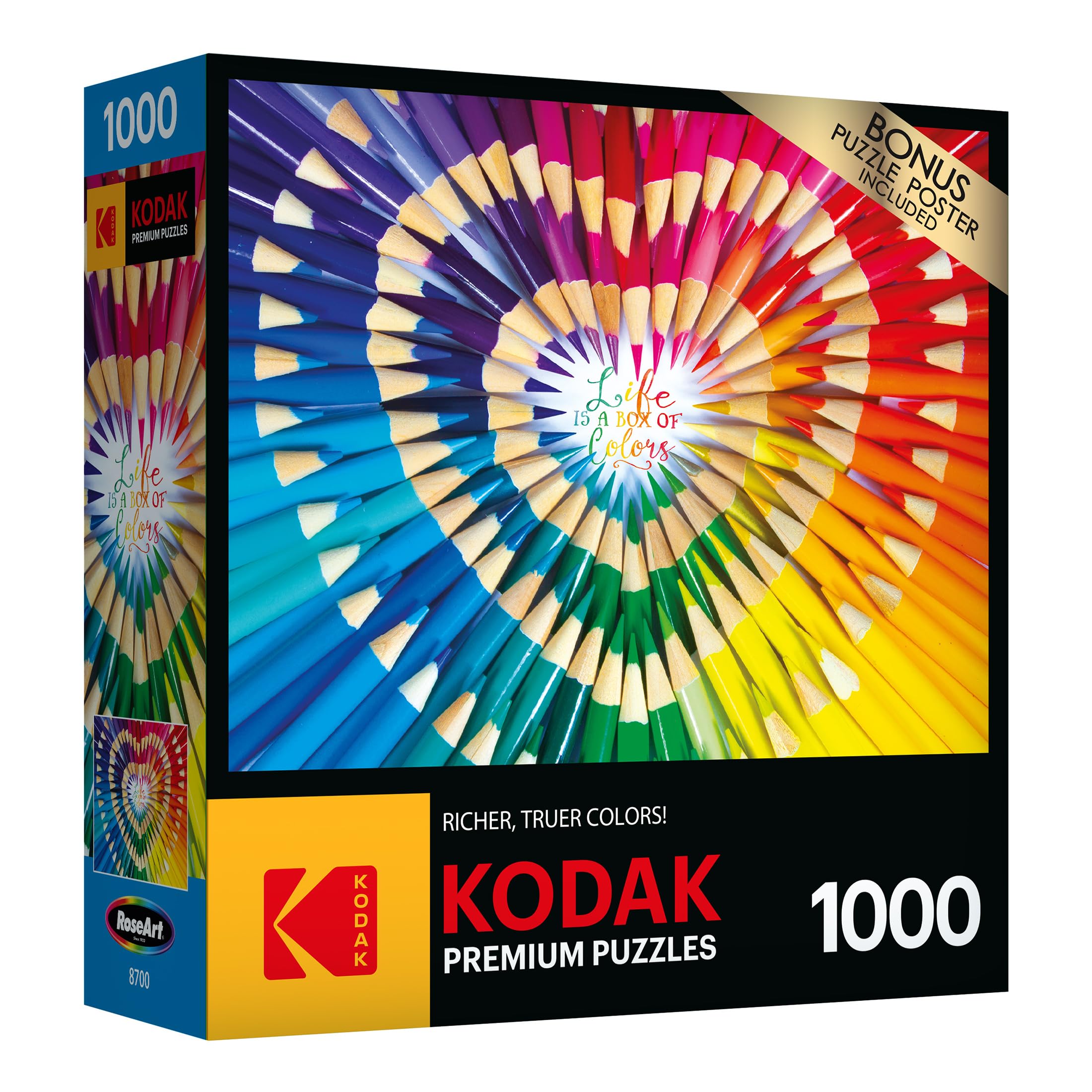 Foto 2 | Rompecabezas Roseart Kodak Premium Life, Caja De Colores, 1000 Unidades - Venta Internacional.