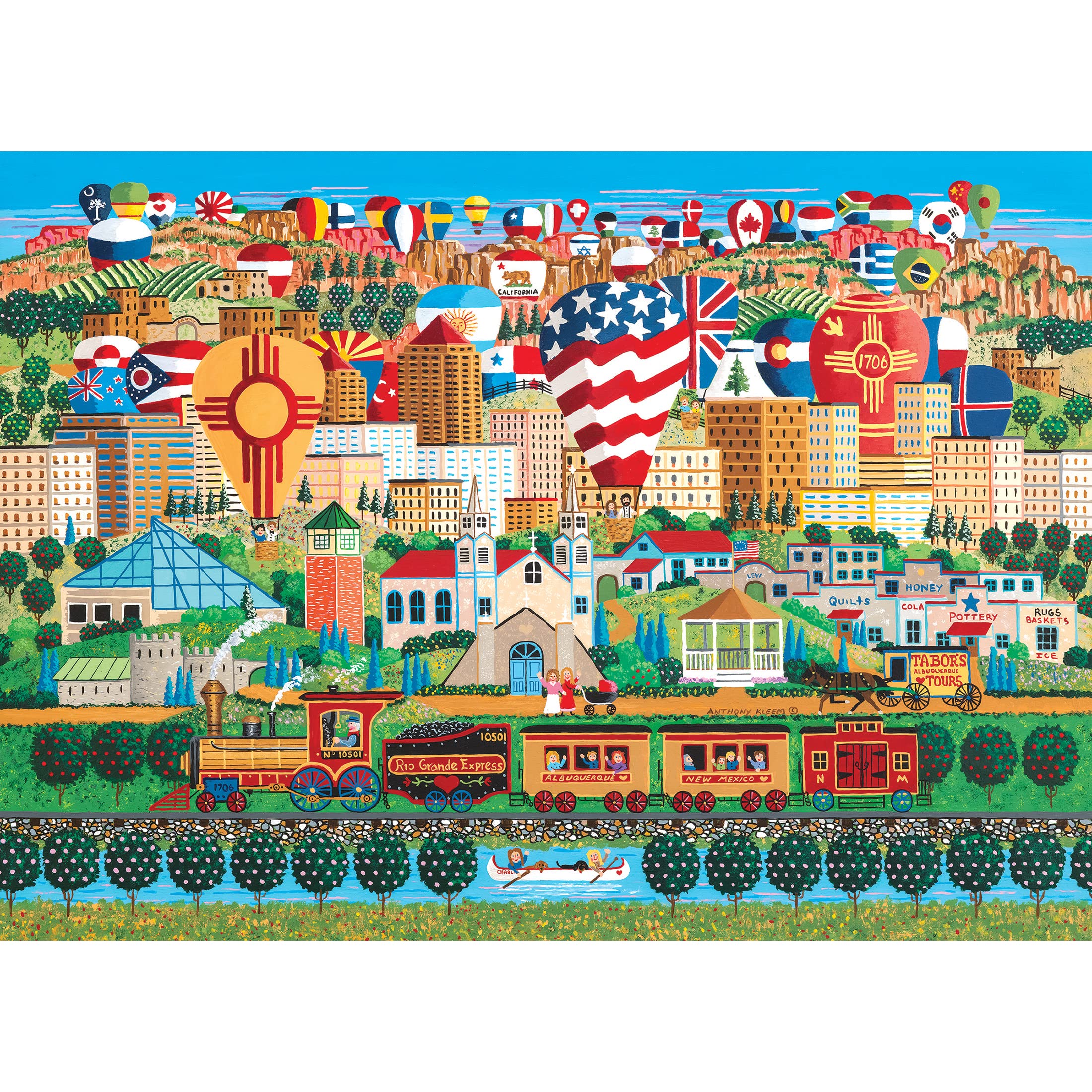 Foto 1 | Rompecabezas Roseart Home Country Albuquerque Express 1000 Piezas - Venta Internacional.