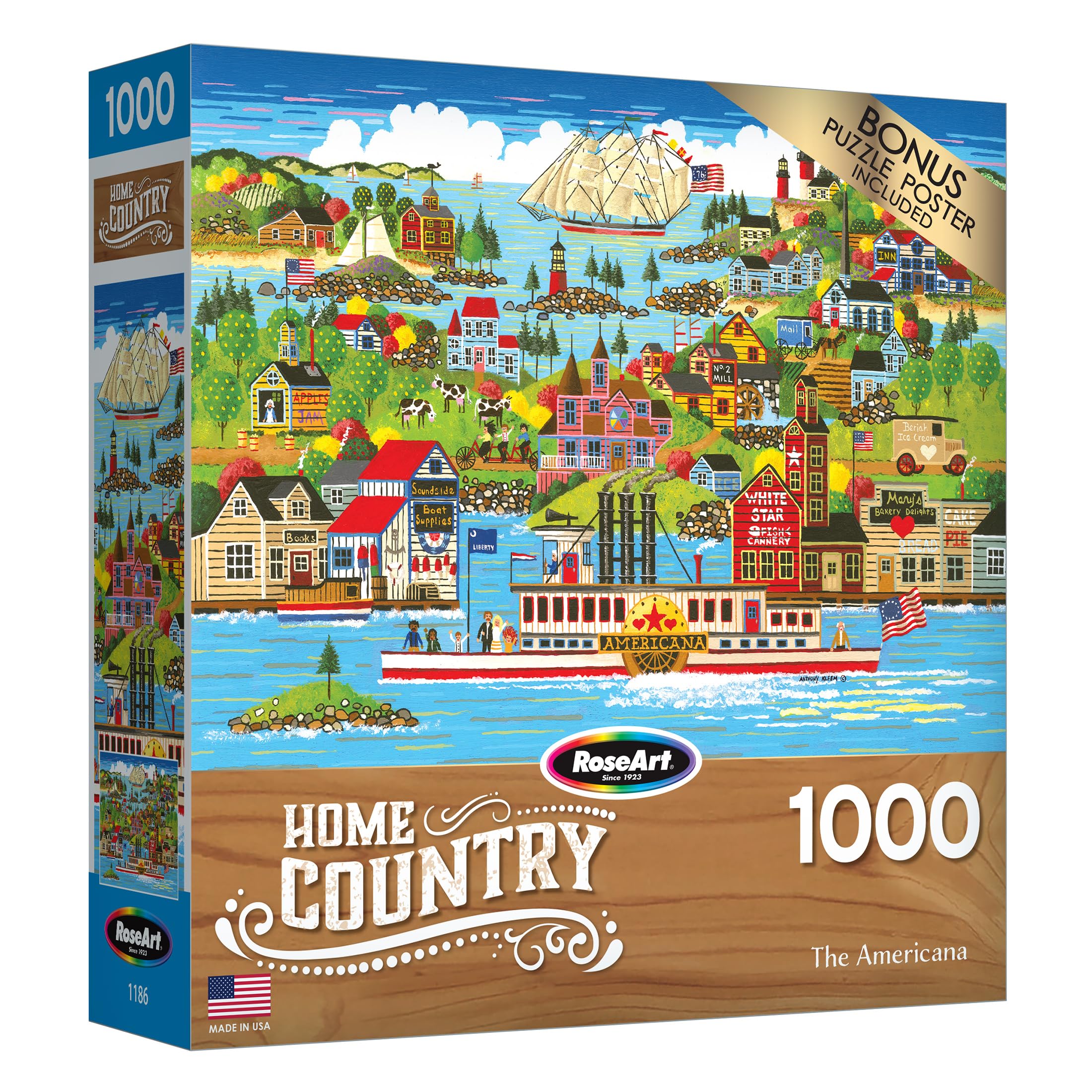 Foto 2 | Rompecabezas Roseart Home Country Albuquerque Express 1000 Piezas - Venta Internacional.