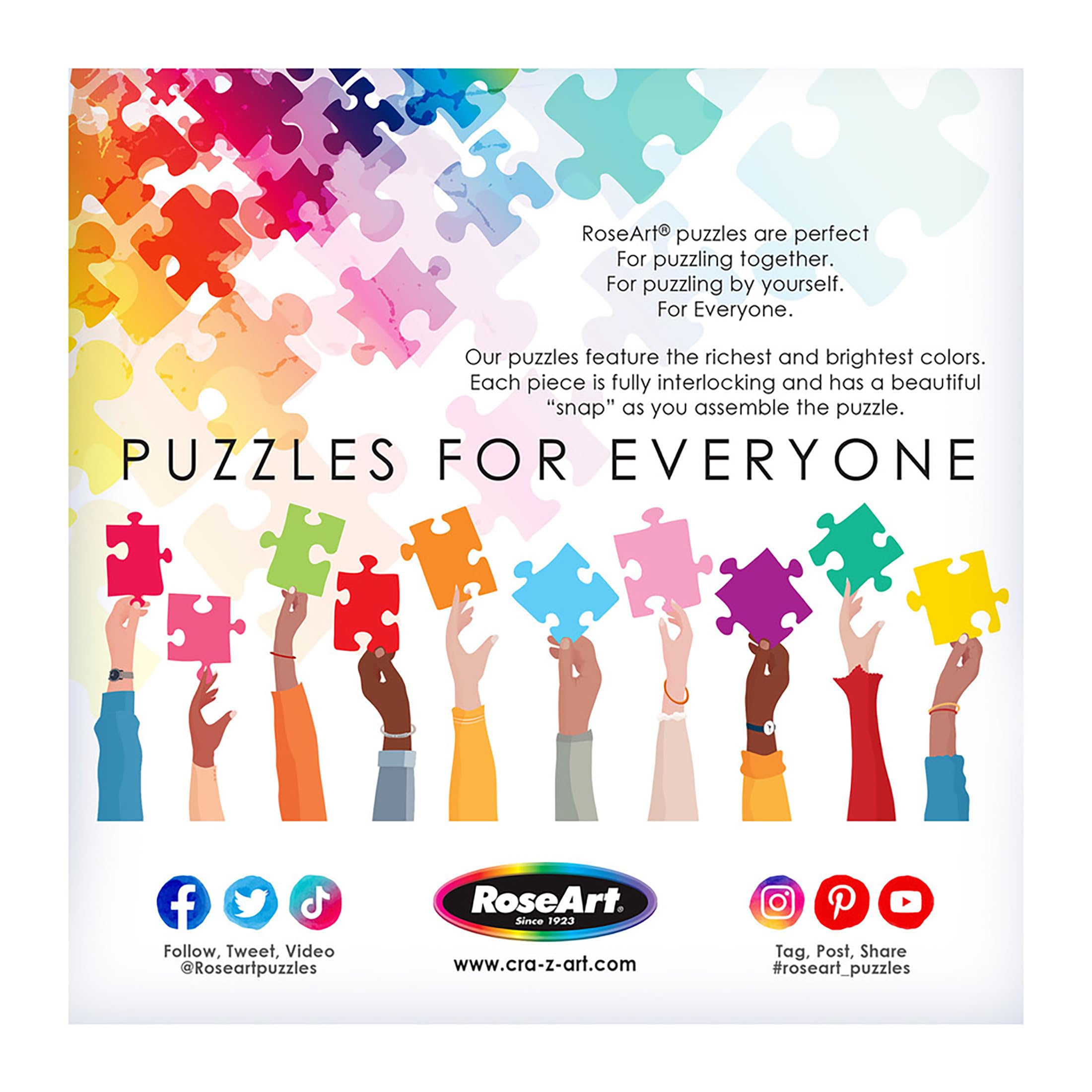 Foto 4 | Puzle Roseart Abraham Hunter Growing Up, 500 Piezas - Venta Internacional.