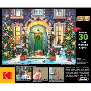 Foto 4 | Rompecabezas Roseart Kodak Premium Holiday Light Up, 500 Unidades - Venta Internacional.
