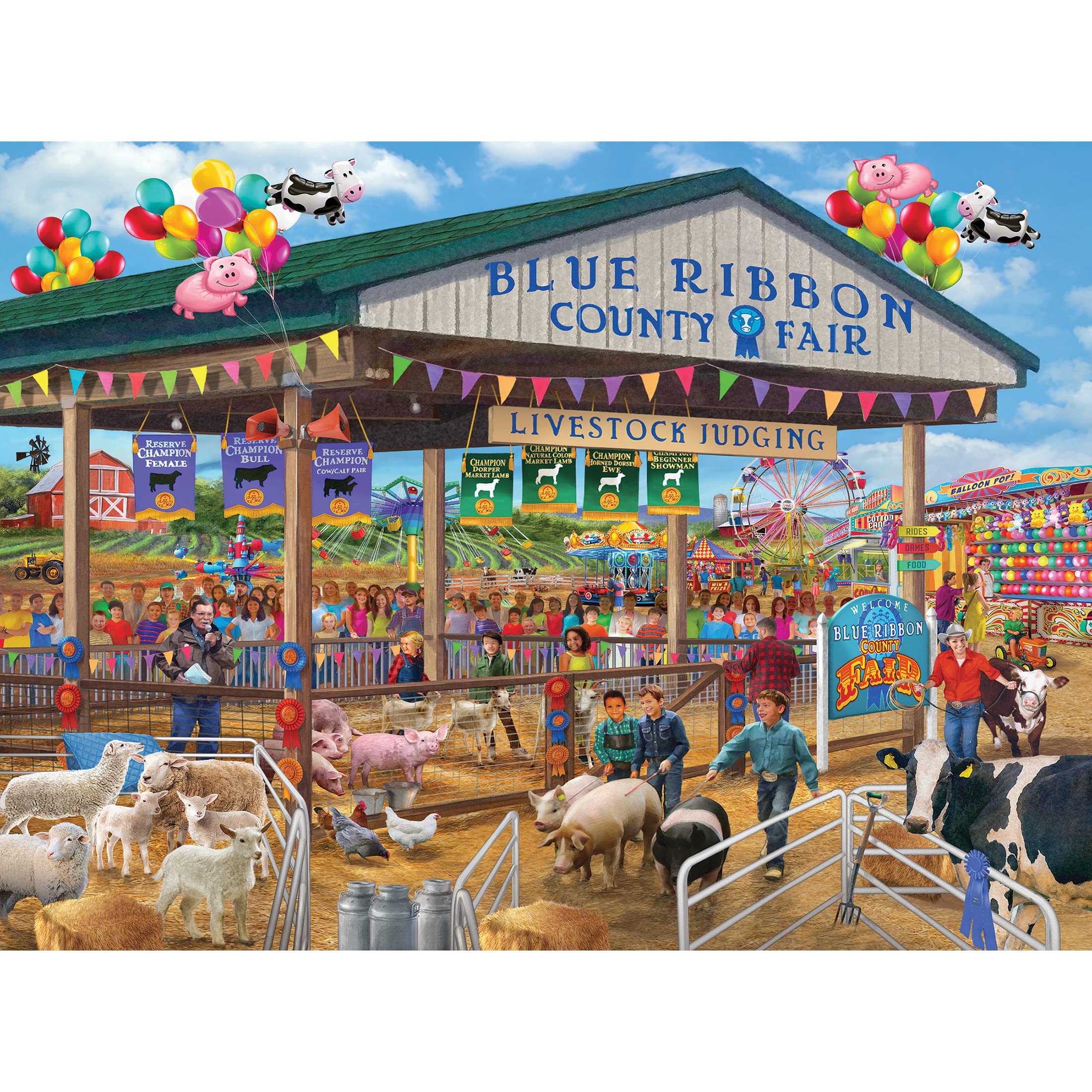 Foto 1 | Rompecabezas Roseart Chris Bigelow Blue Ribbon 1000 Piezas - Venta Internacional.