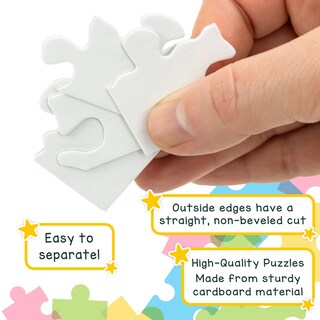 Foto 5 | Puzle En Forma De Corazón En Blanco Hygloss Products, 6 X 8 Pulgadas, 8 Piezas - Venta Internacional.