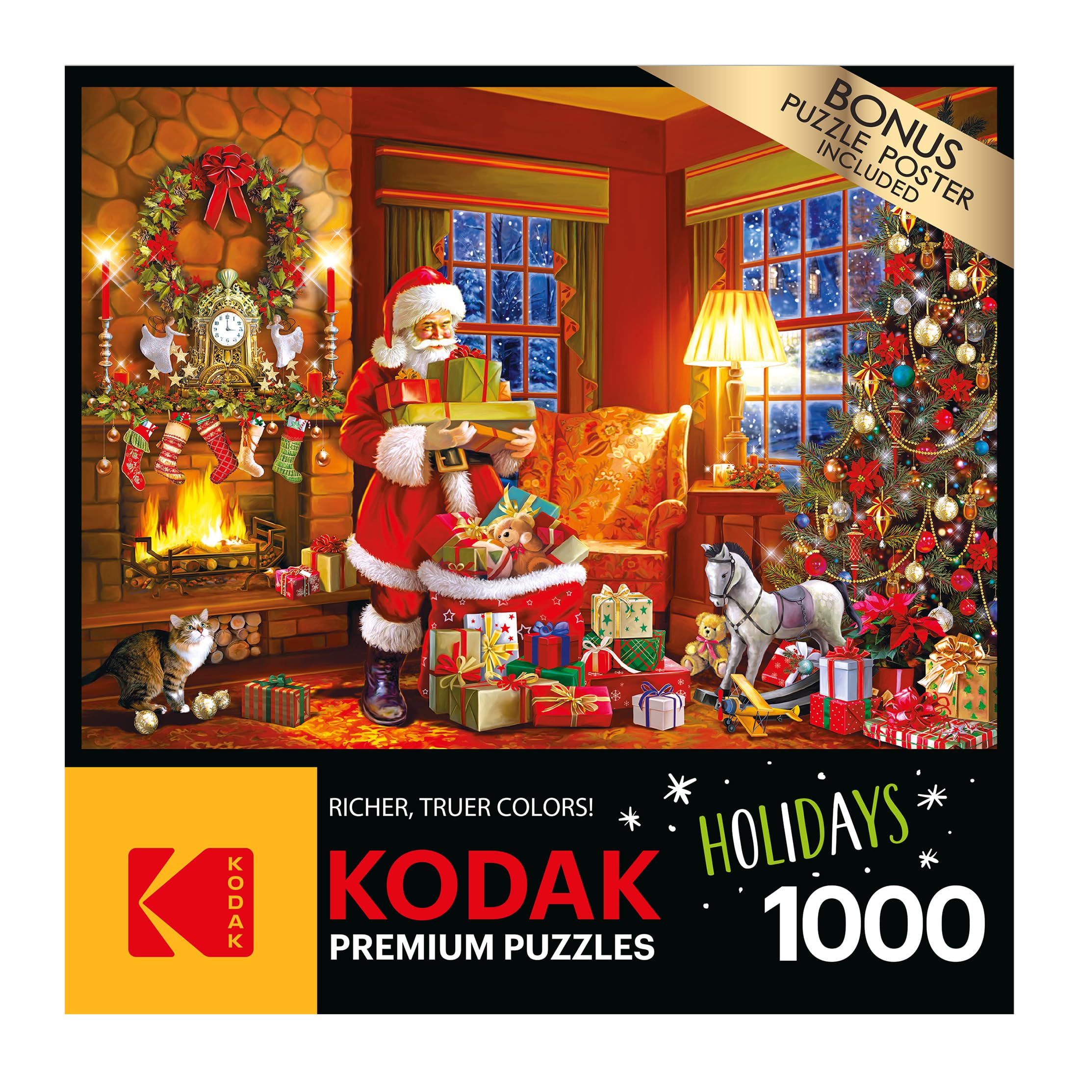 Foto 4 | Rompecabezas Roseart Kodak Premium De 1000 Piezas Para Adultos - Venta Internacional.