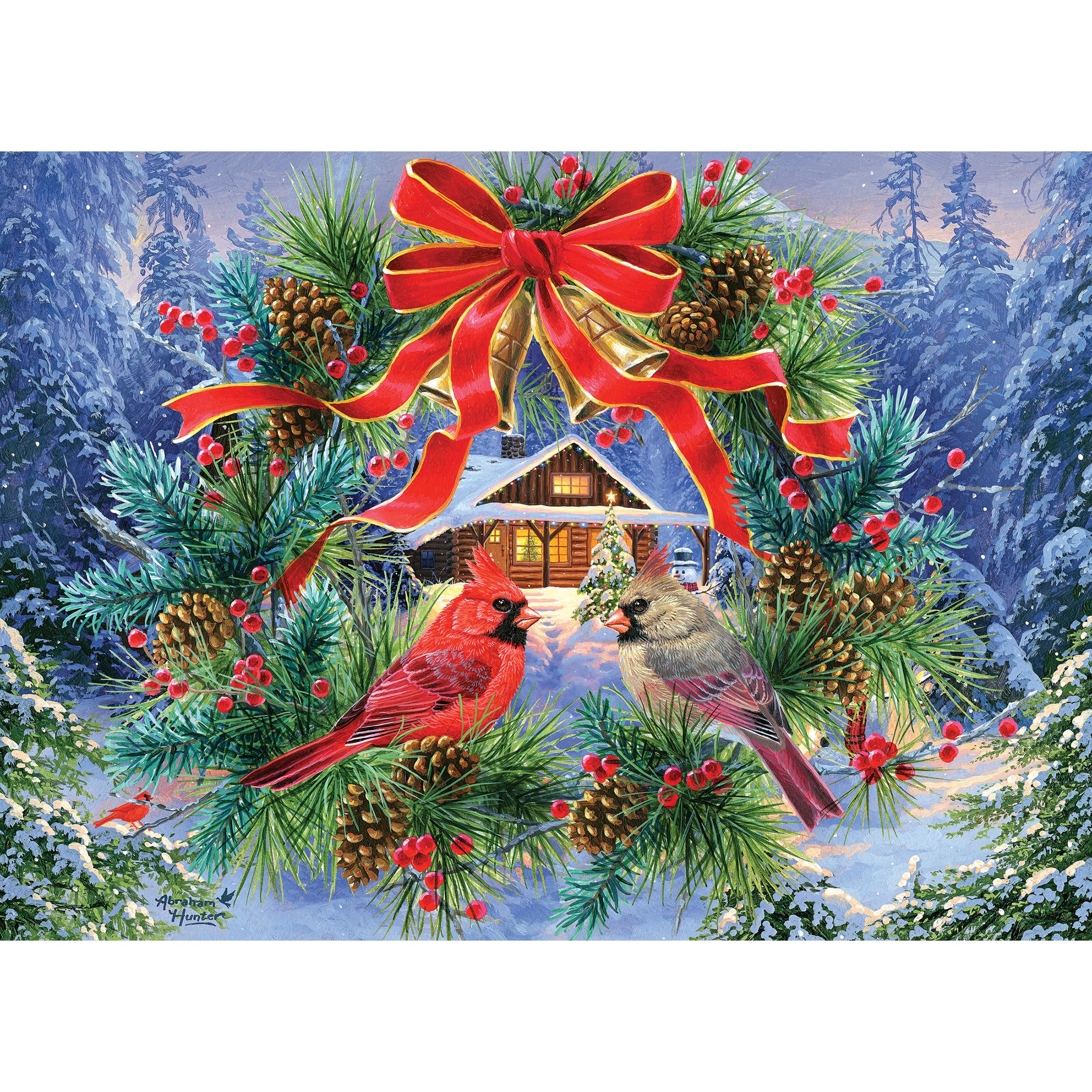 Foto 2 pulgar | Rompecabezas Roseart Abraham Hunter Deck The Halls 1000 Piezas - Venta Internacional.