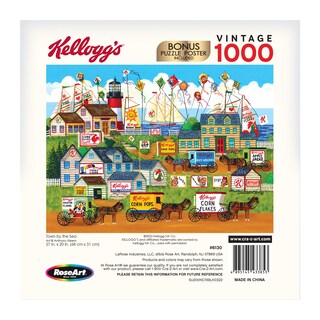Foto 5 | Rompecabezas Roseart Kellogg's Town By The Sea 1000 Piezas - Venta Internacional.