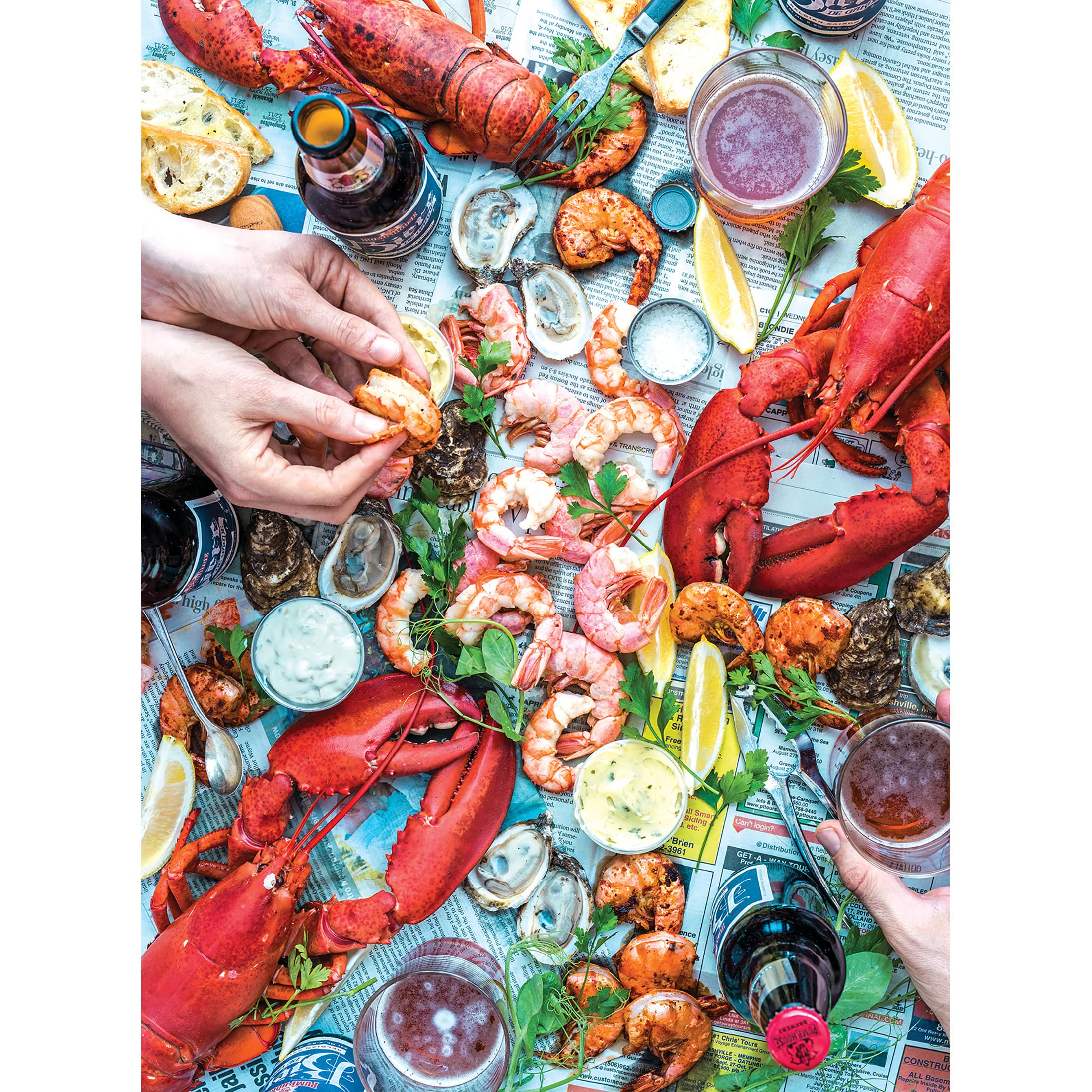 Foto 2 pulgar | Rompecabezas Roseart Dennis Prescott Summer Vibe Seafood, 1000 Unidades - Venta Internacional.