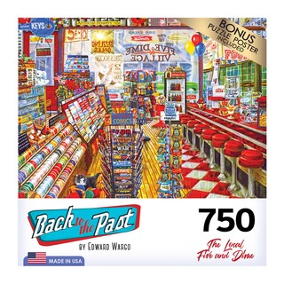 Foto 4 | Rompecabezas Roseart Back To The Past Local Five And Dime, 750 Piezas - Venta Internacional.