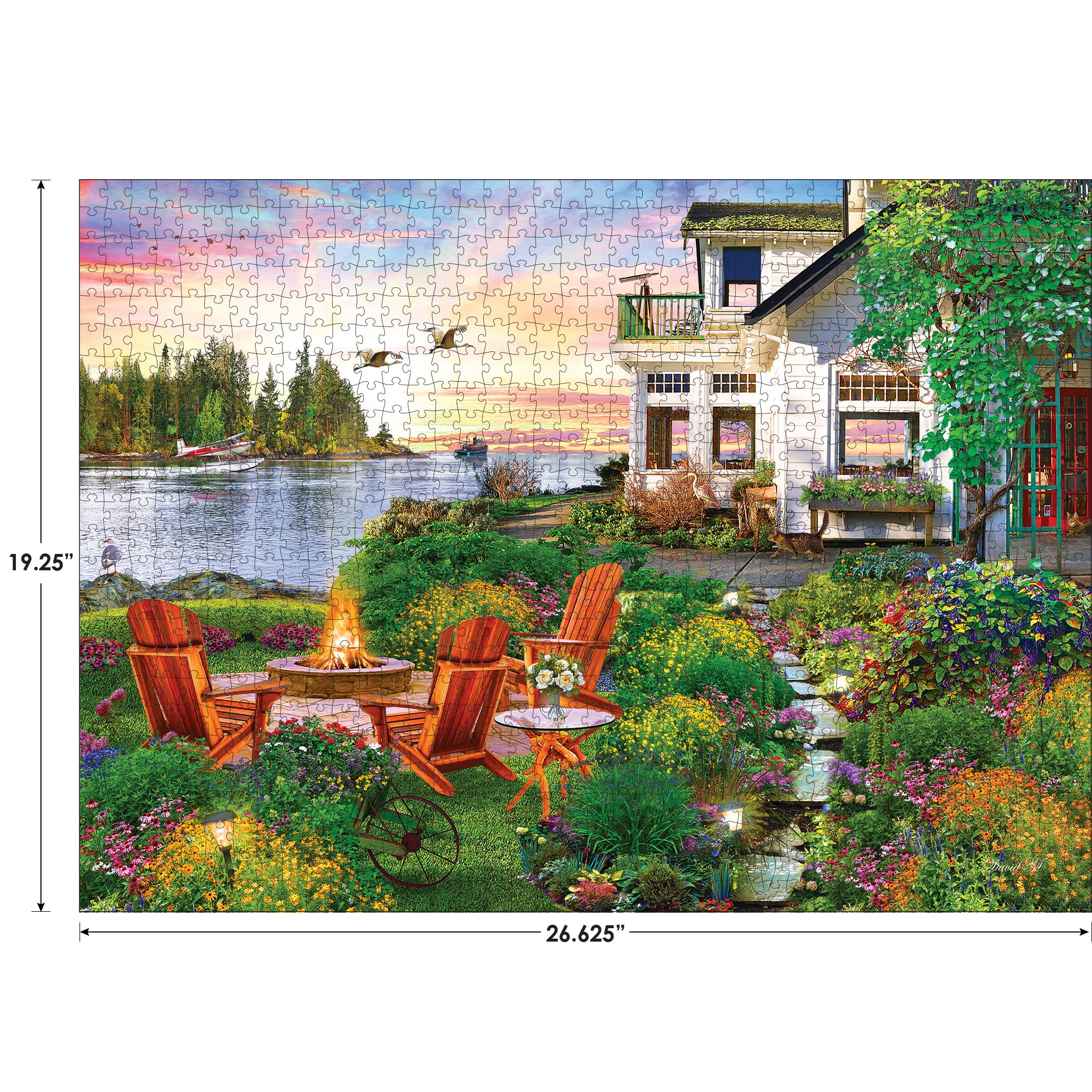 Foto 5 | Rompecabezas Roseart My Happy Place-harbor House 750 Piezas - Venta Internacional.