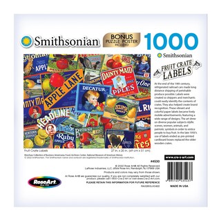 Foto 5 | Rompecabezas Roseart Smithsonian Archives 1000 Piezas - Venta Internacional.