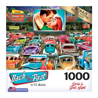 Foto 4 | Rompecabezas Roseart Back To The Past Drive In Date, 1000 Unidades - Venta Internacional.